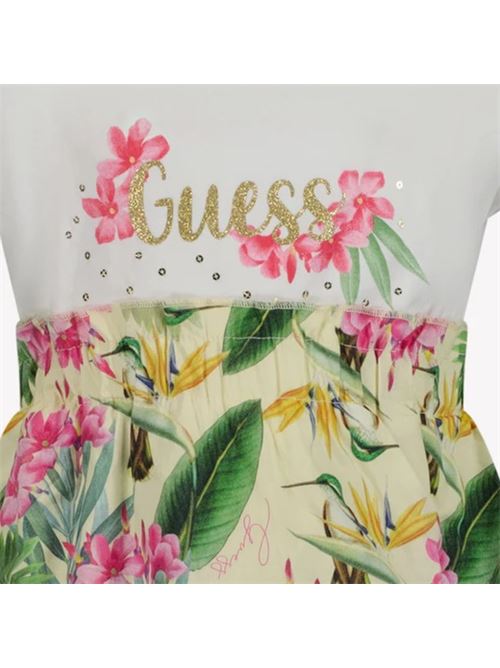 mixed fabric ss dress GUESS | K4GK22 K6YW0G011